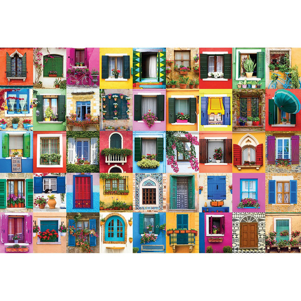 Mediterranean Windows 2000 Piece Jigsaw Puzzle Eurographics (ONLINE ORDER ONLY)