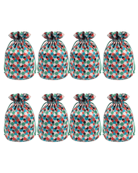 Medium Reversible Reusable Fabric Gift Bag | Polka Dots (ONLINE ORDER ONLY)