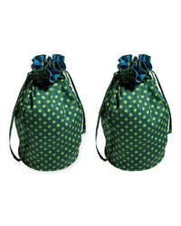 Medium Reversible Reusable Fabric Gift Bag | Stars and Snow (ONLINE ORDER ONLY)