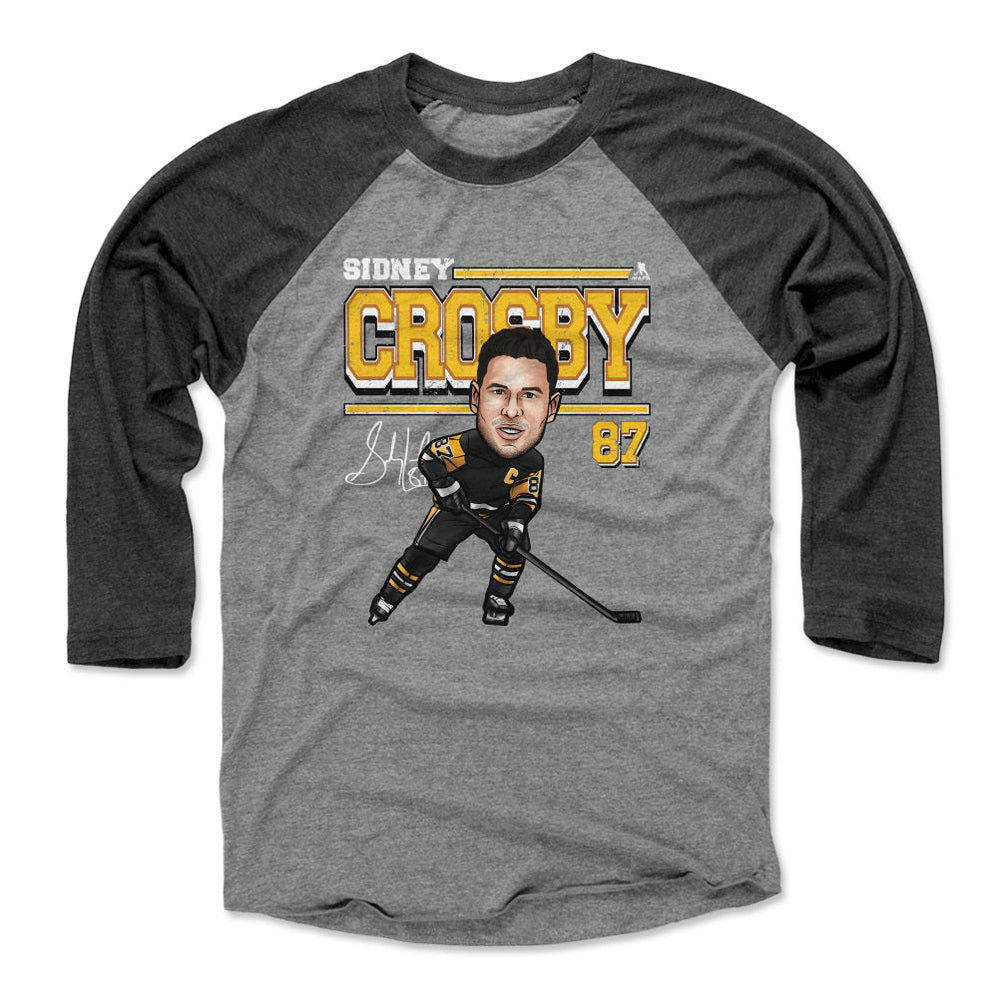Sidney Crosby Pittsburgh Cartoon WHT (ONLINE ORDER ONLY)