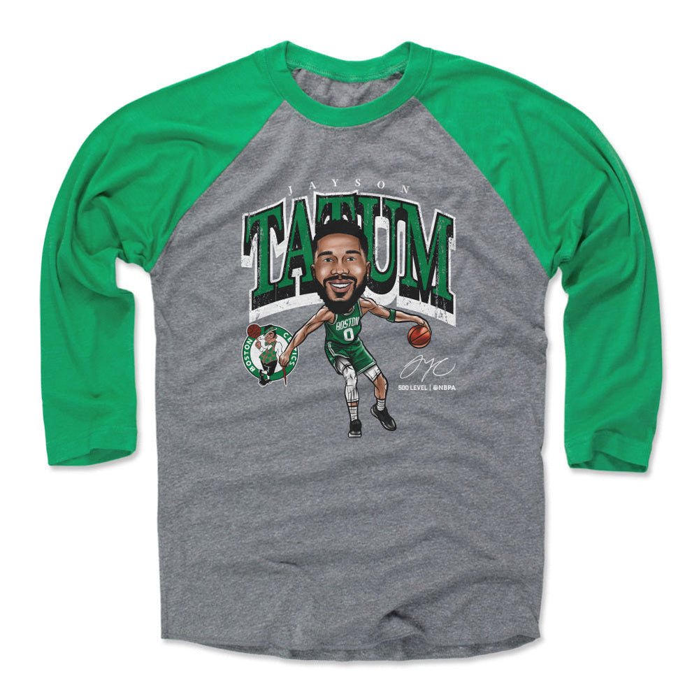 Jayson Tatum Boston Celtics Cartoon WHT (ONLINE ORDER ONLY)