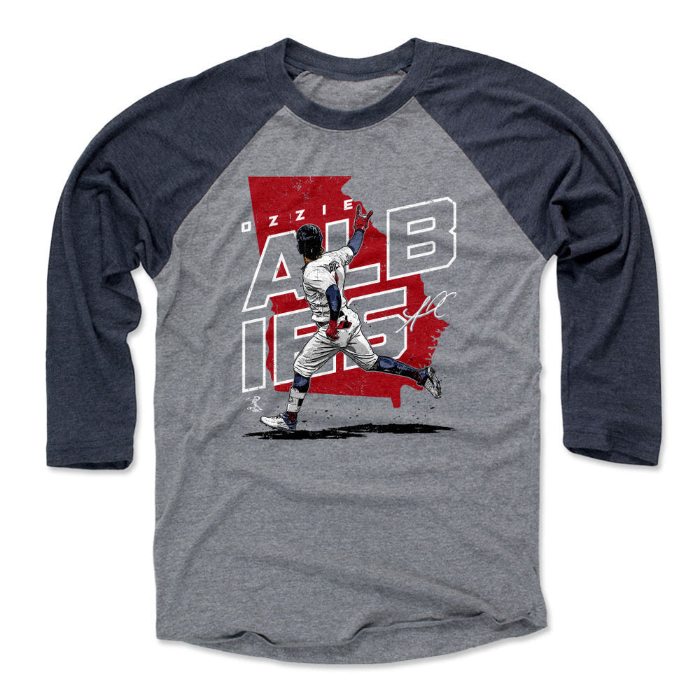 Ozzie Albies Player Map R WHT (ONLINE ORDER ONLY)