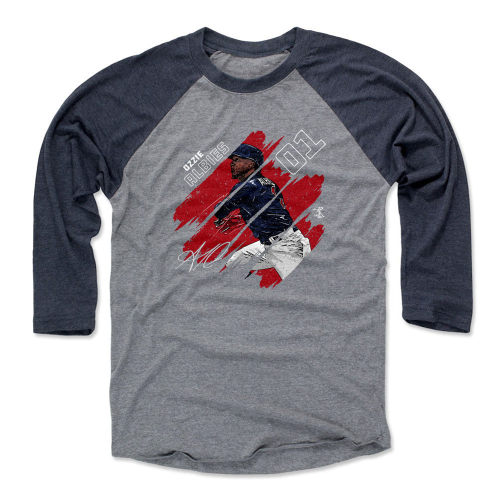 Ozzie Albies Stripes WHT (ONLINE ORDER ONLY)