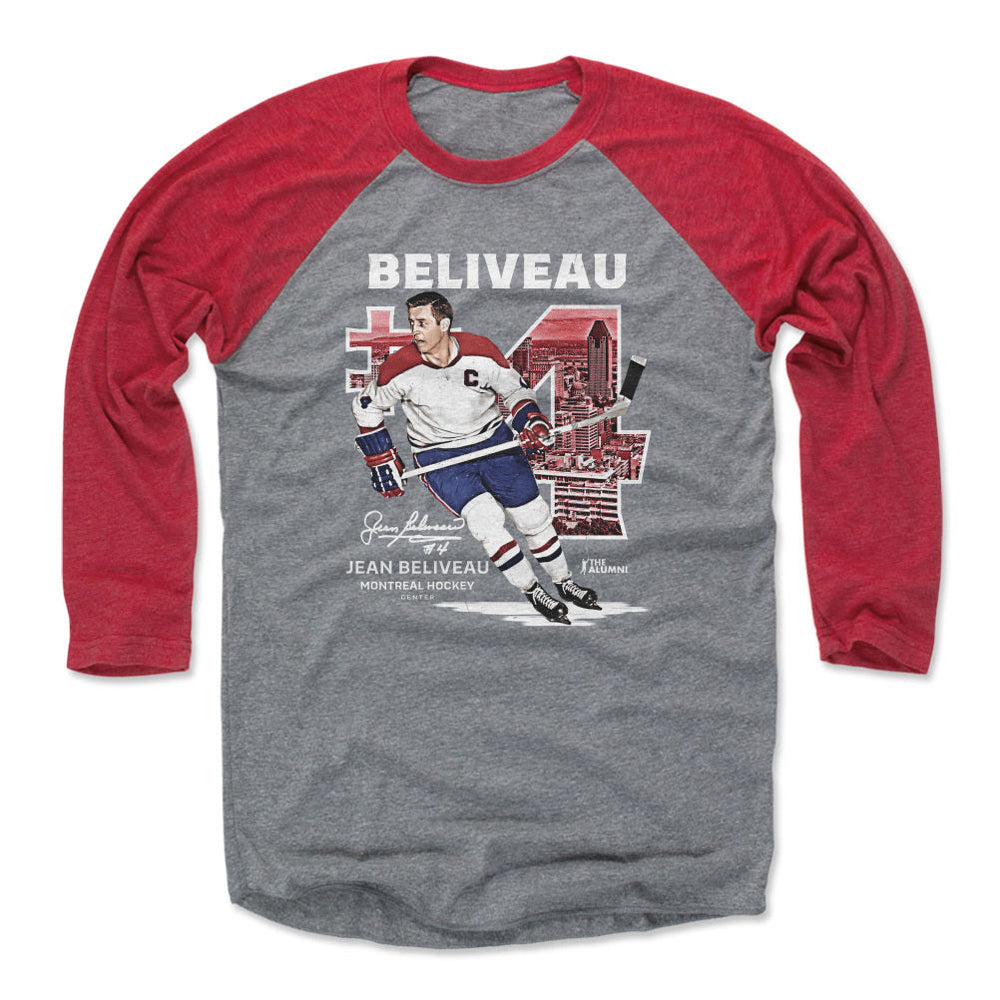 Jean Beliveau Montreal Throwback WHT (ONLINE ORDER ONLY)