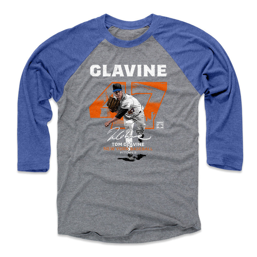 Tom Glavine Throwback Number WHT (ONLINE ORDER ONLY)