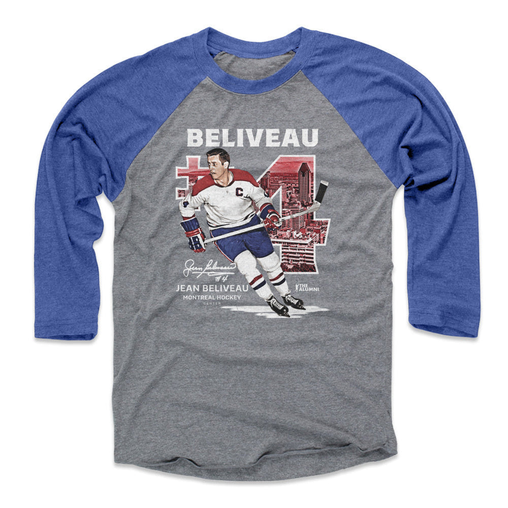 Jean Beliveau Montreal Throwback WHT (ONLINE ORDER ONLY)