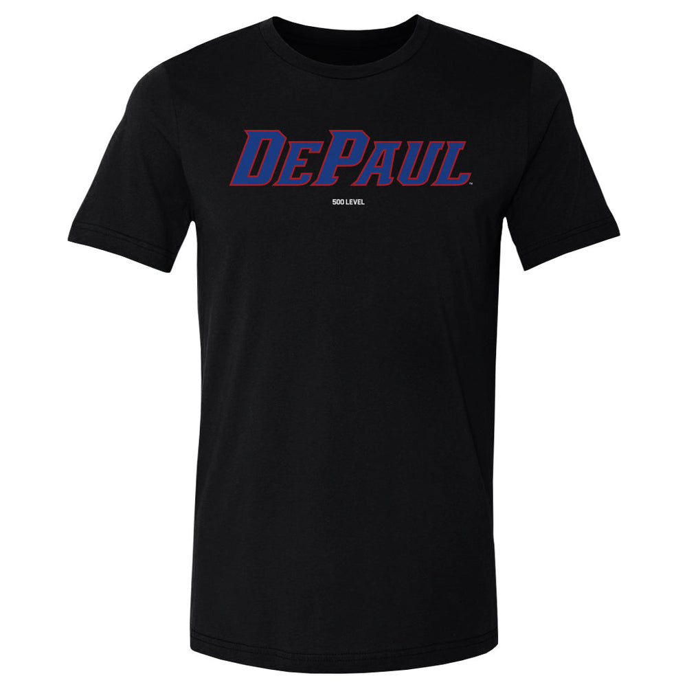 DePaul Blue Demons Wordmark WHT
