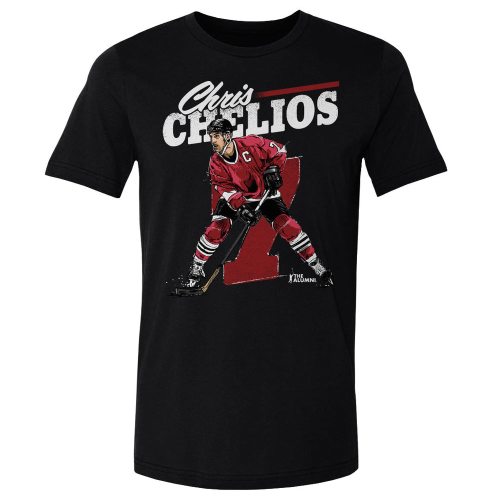 Chris Chelios Chicago Retro WHT