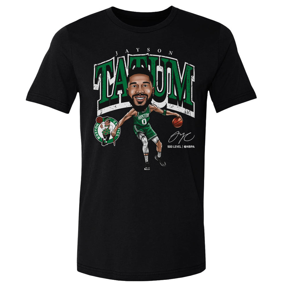 Jayson Tatum Boston Celtics Cartoon WHT (ONLINE ORDER ONLY)