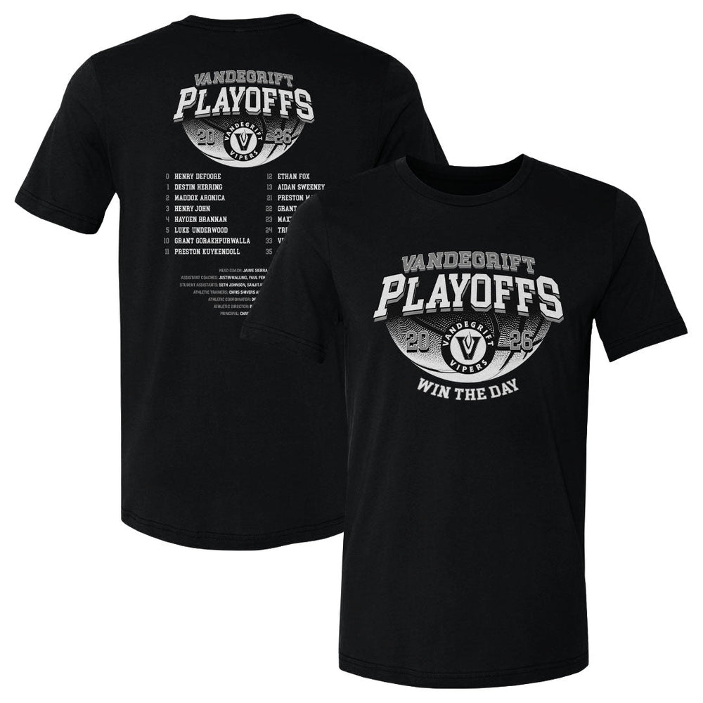 Vandegrift Crown Trio 2026 Playoffs Basketball F&B WHT (ONLINE ORDER ONLY)