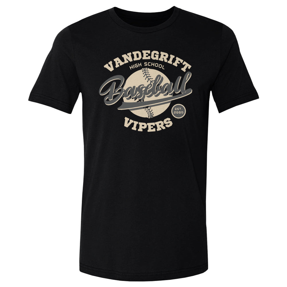 Vandegrift Crown Trio Baseball Script WHT (ONLINE ORDER ONLY)