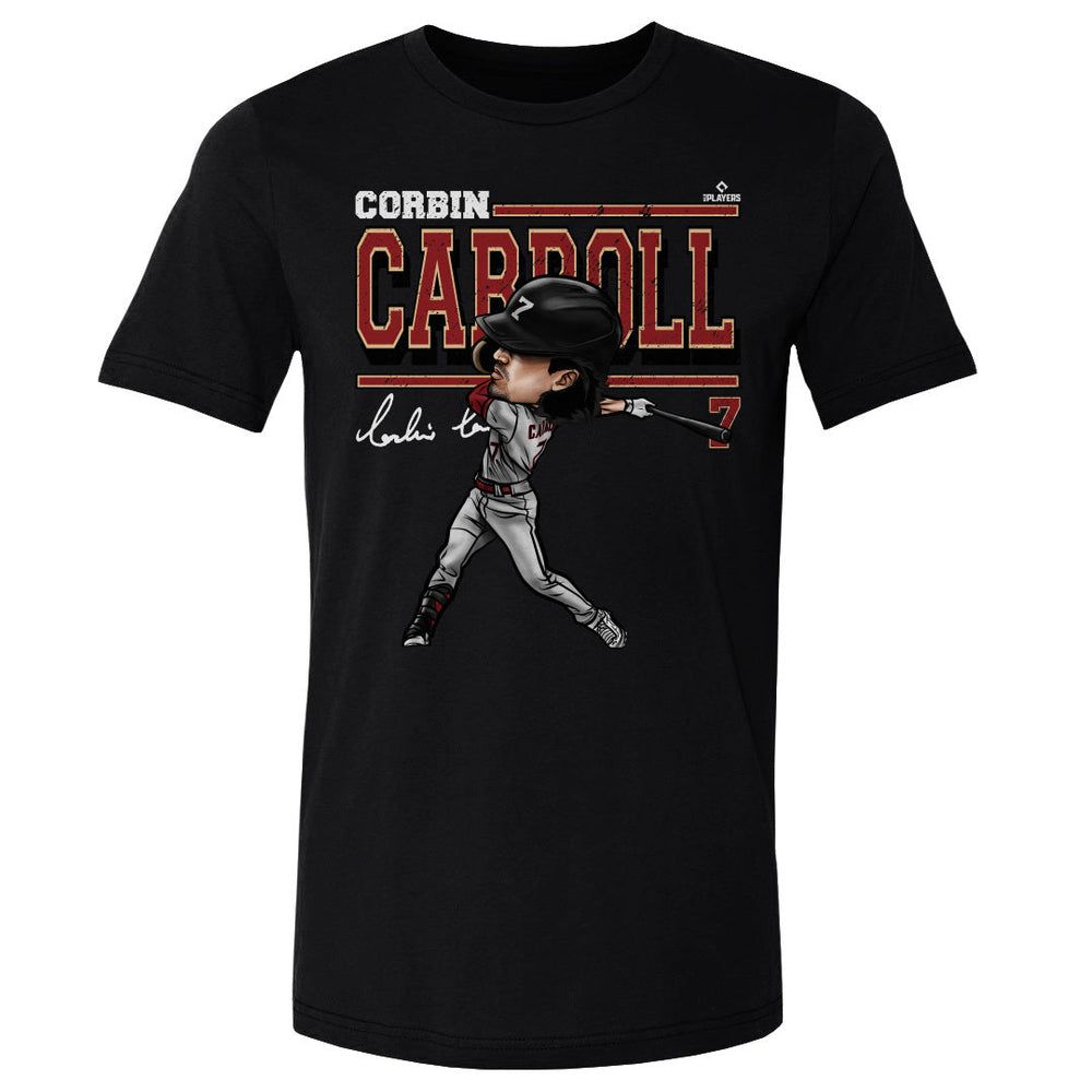 Corbin Carroll Arizona Cartoon WHT (ONLINE ORDER ONLY)