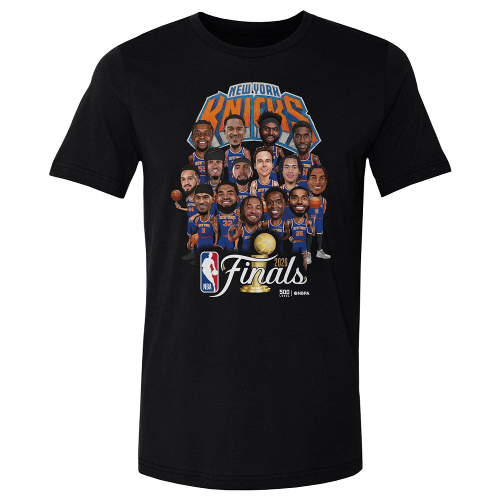New York Knicks NBA Finals 2026 Caricature WHT