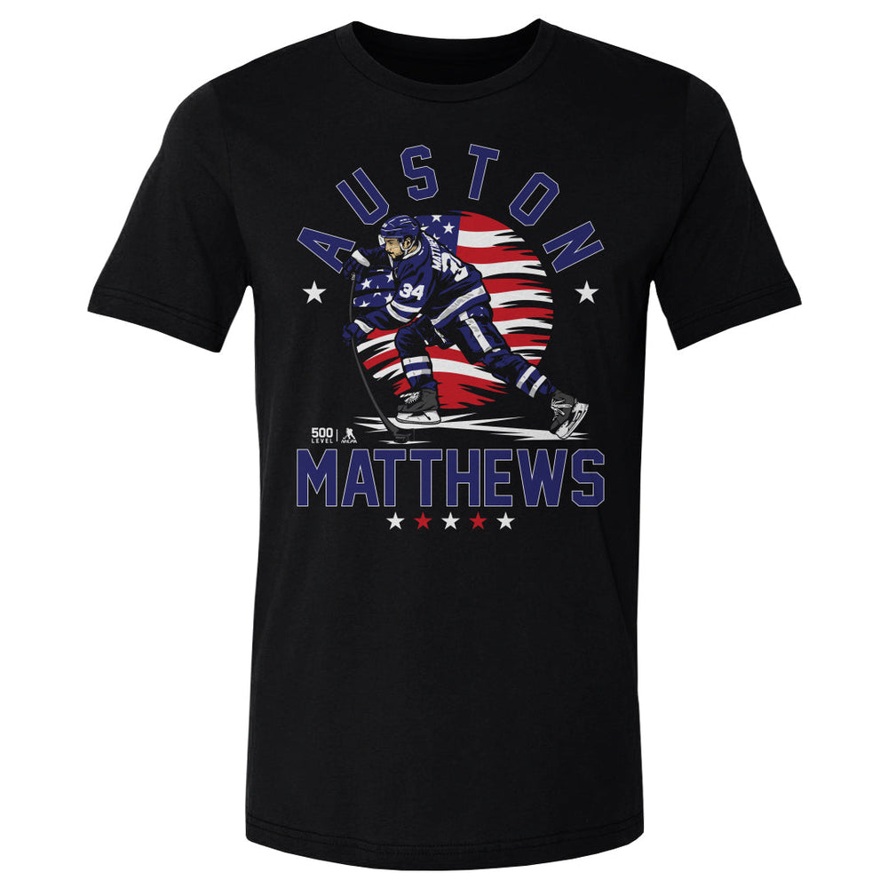 Auston Matthews Toronto USA Flag WHT (ONLINE ORDER ONLY)