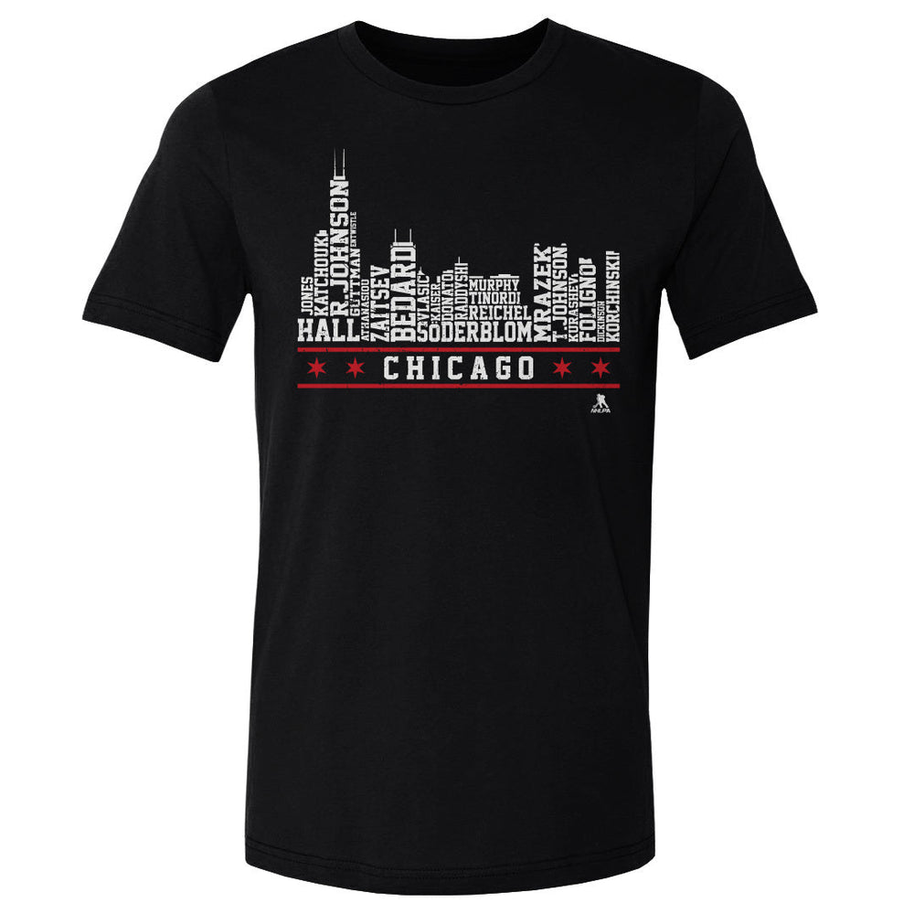 Chicago Hockey Roster Skyline 23 WHT