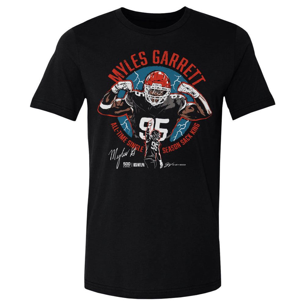 Myles Garrett Cleveland All-Time Sack King WHT (ONLINE ORDER ONLY)