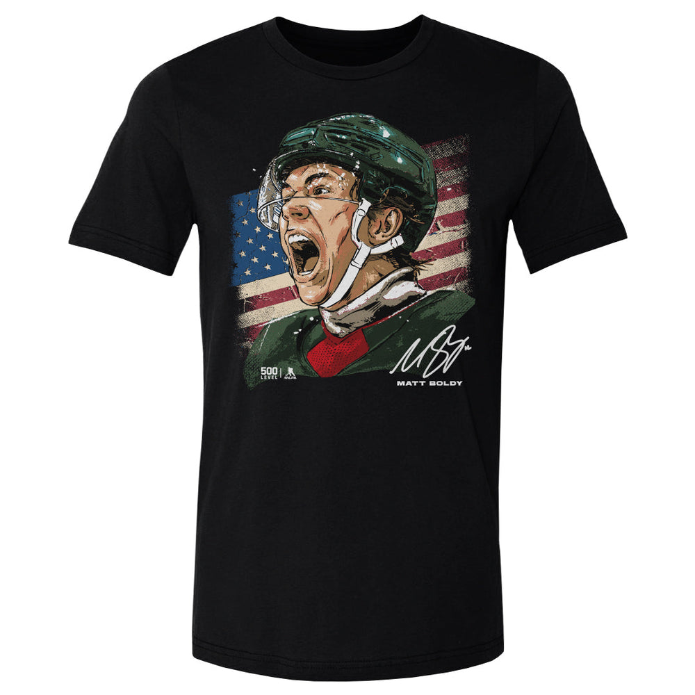 Matt Boldy Minnesota USA Portrait WHT (ONLINE ORDER ONLY)