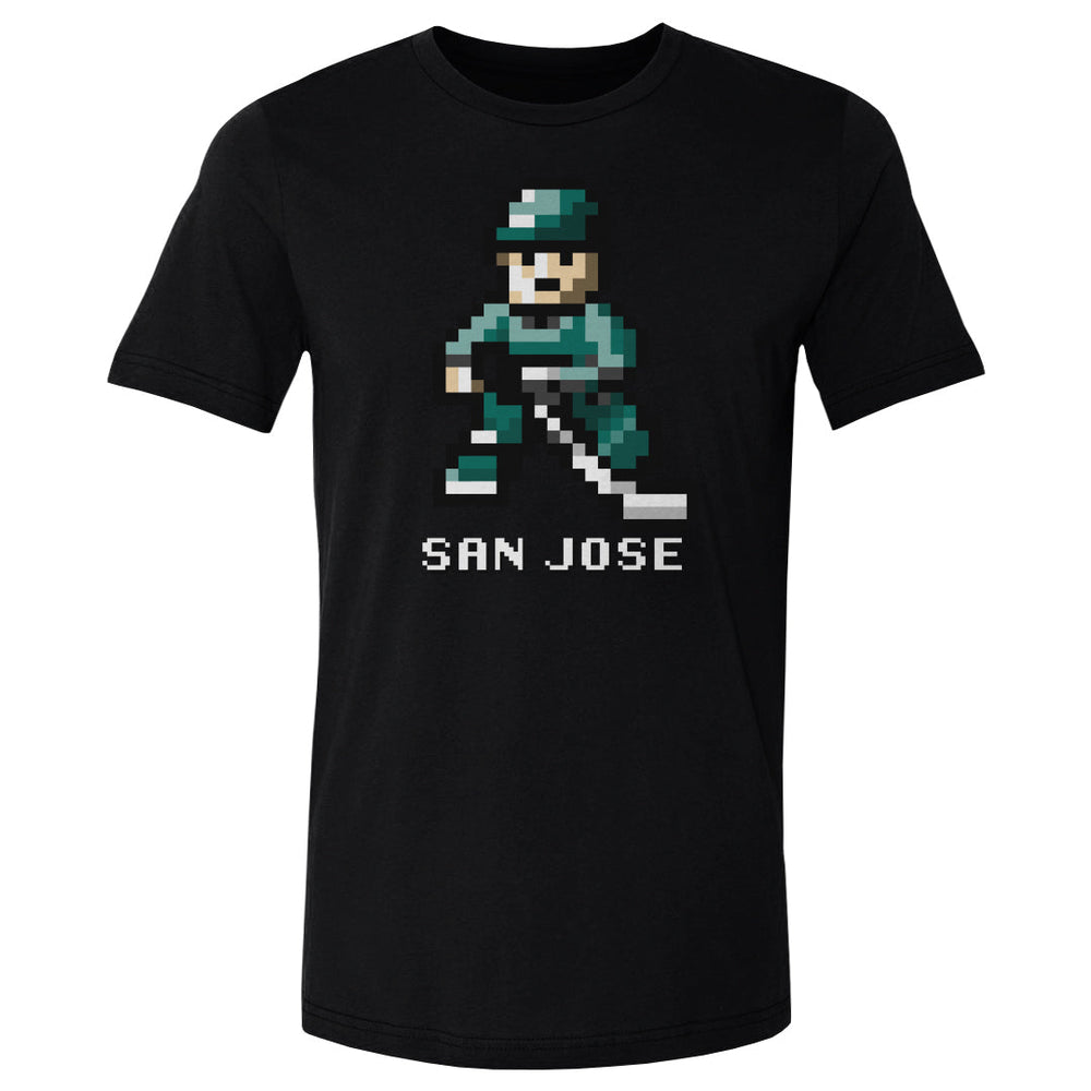 San Jose Hockey 8-bit WHT (ONLINE ORDER ONLY)