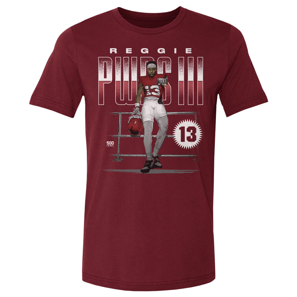 Reggie Powers III College Player Name WHT (ONLINE ORDER ONLY)