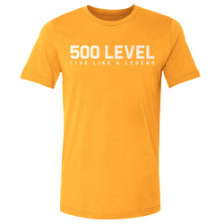 500 LEVEL Wordmark WHT
