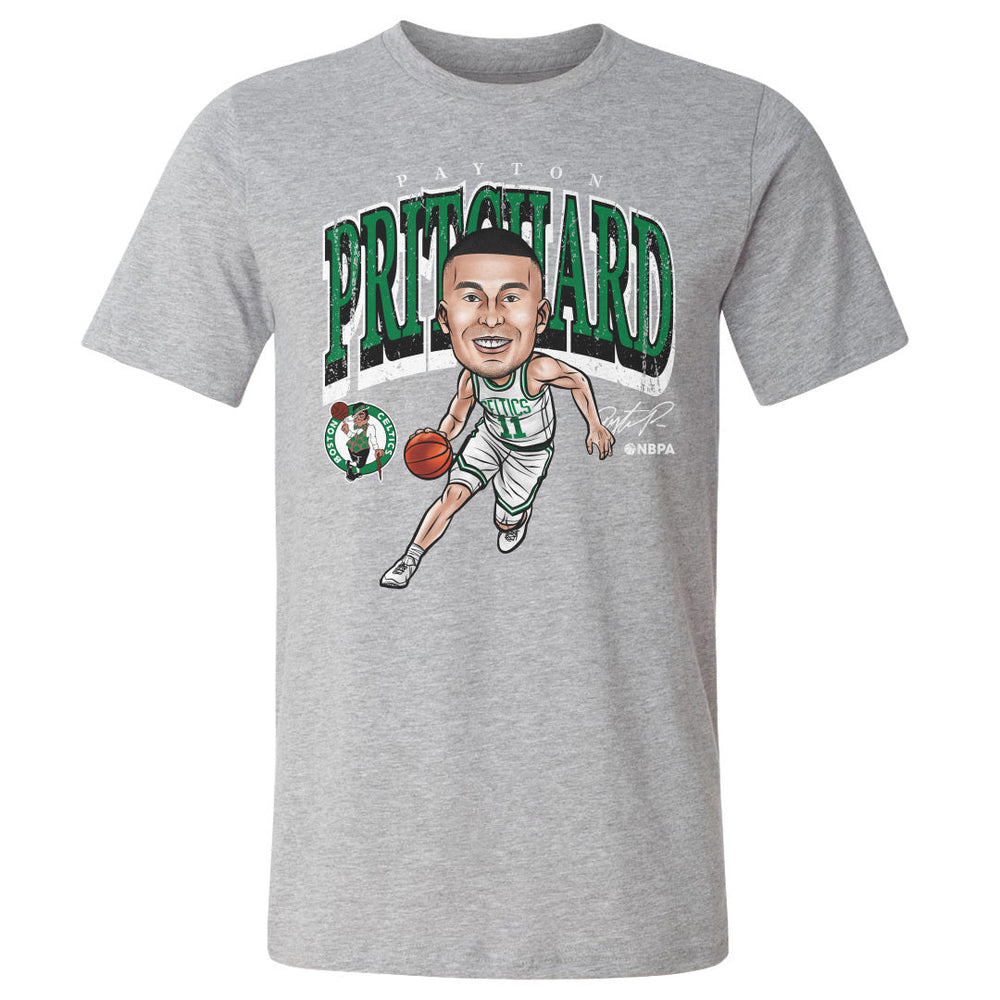 Payton Pritchard Boston Celtics Cartoon WHT (ONLINE ORDER ONLY)