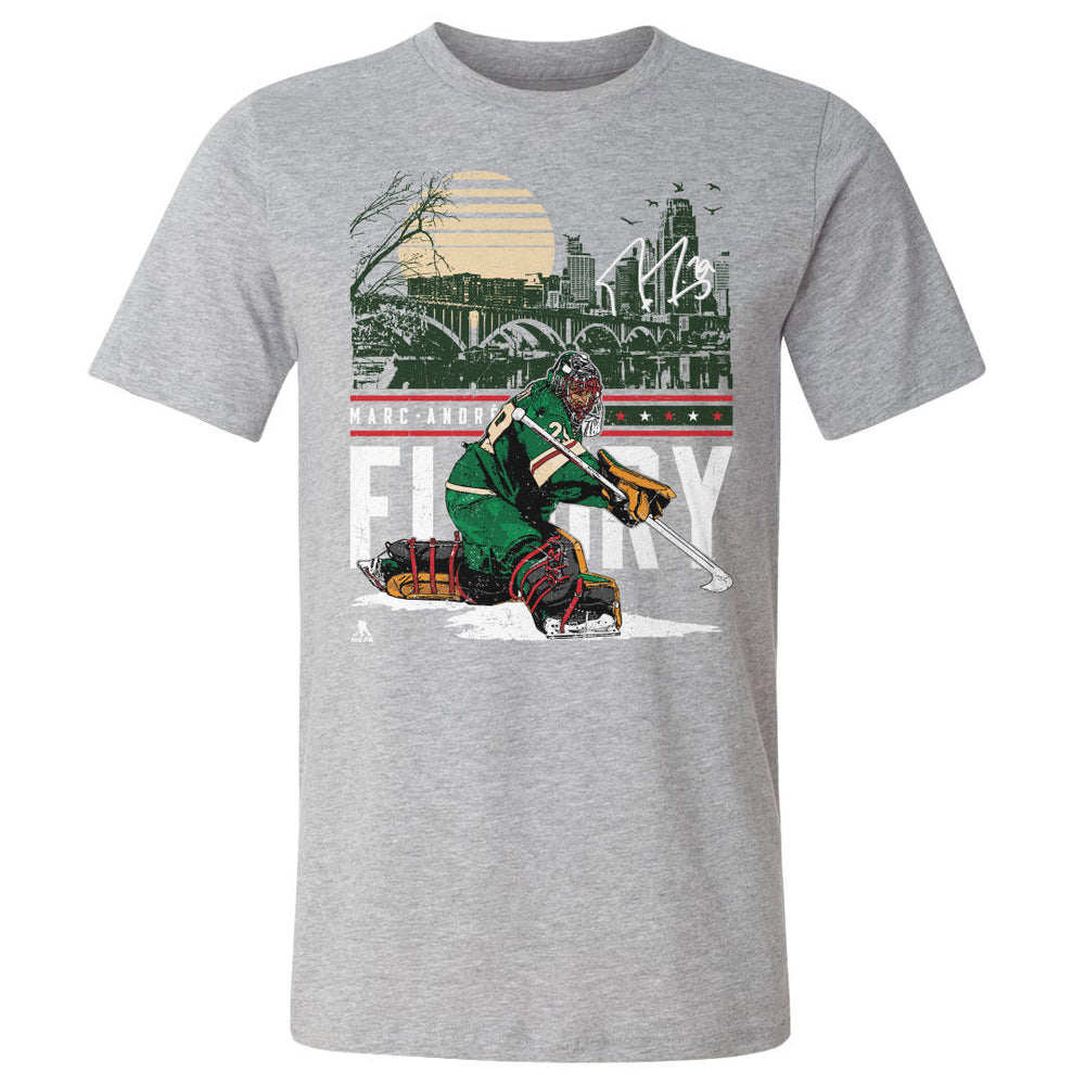 Marc-Andre Fleury Minnesota City Skyline WHT (ONLINE ORDER ONLY)