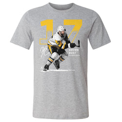 Bryan Rust Pittsburgh Outline WHT
