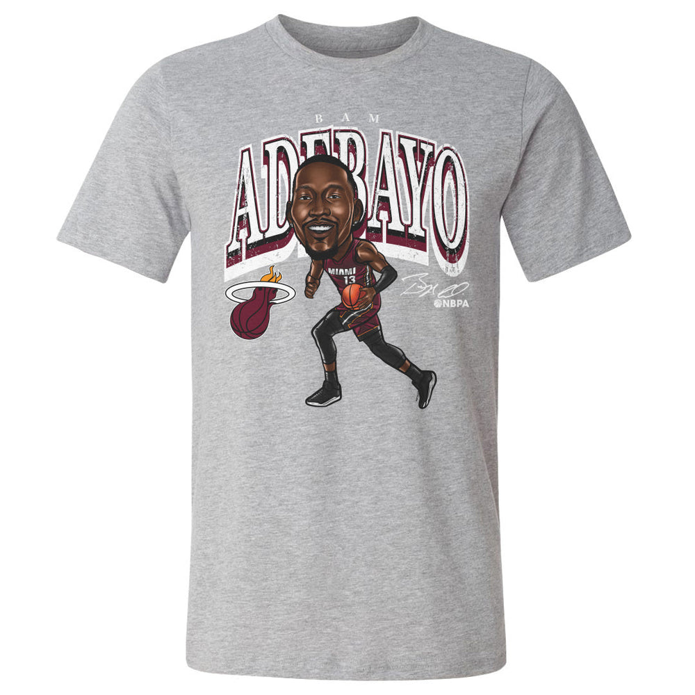 Bam Adebayo Miami Heat Cartoon WHT (ONLINE ORDER ONLY)