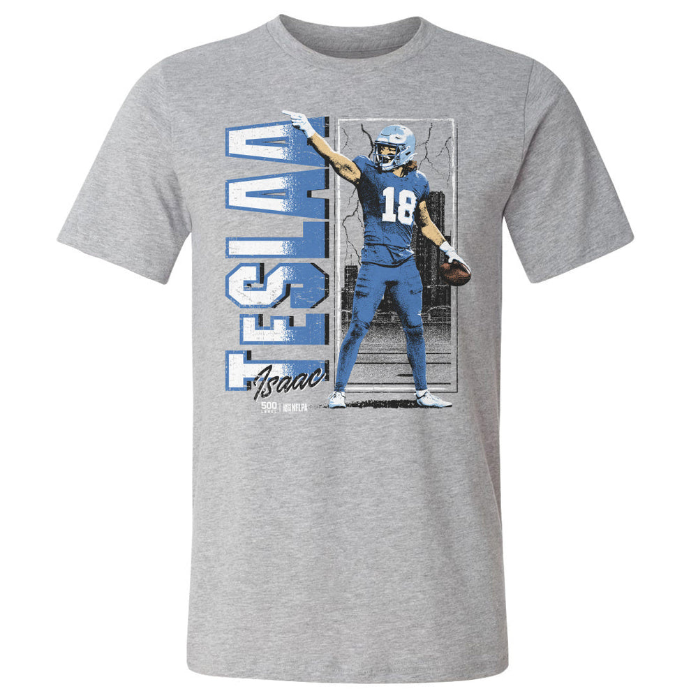 Isaac TeSlaa Detroit Vertical Name WHT (ONLINE ORDER ONLY)
