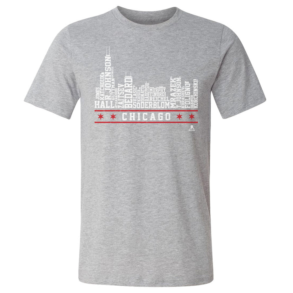 Chicago Hockey Roster Skyline 23 WHT