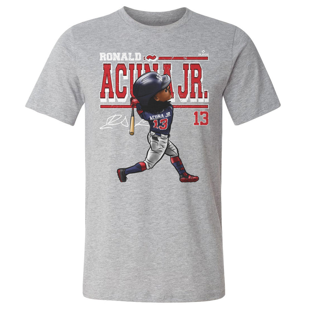 Ronald Acuna Jr. Cartoon WHT (ONLINE ORDER ONLY)