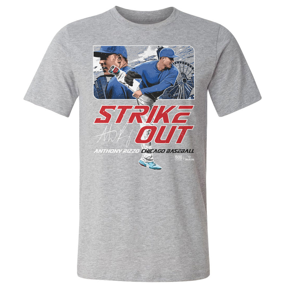 Anthony Rizzo Chicago C Strikeout WHT (ONLINE ORDER ONLY)