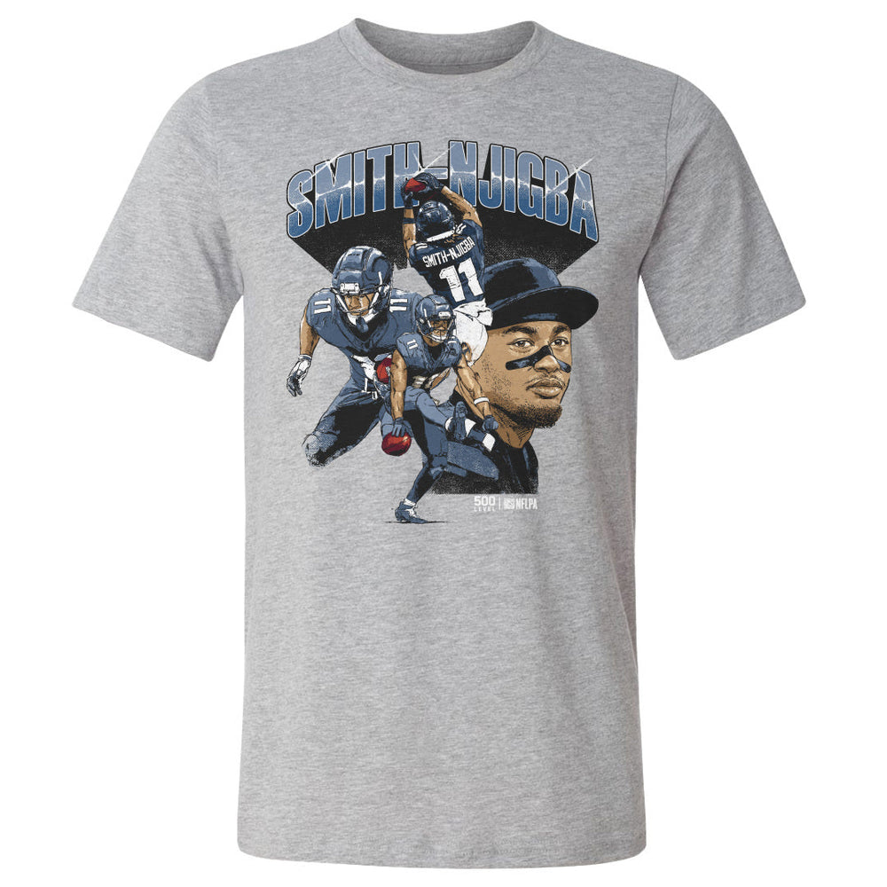 Jaxon Smith-Njigba Seattle Collage WHT (ONLINE ORDER ONLY)