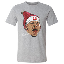 Patrick Mahomes Kansas City Portrait Santa Hat WHT (ONLINE ORDER ONLY)