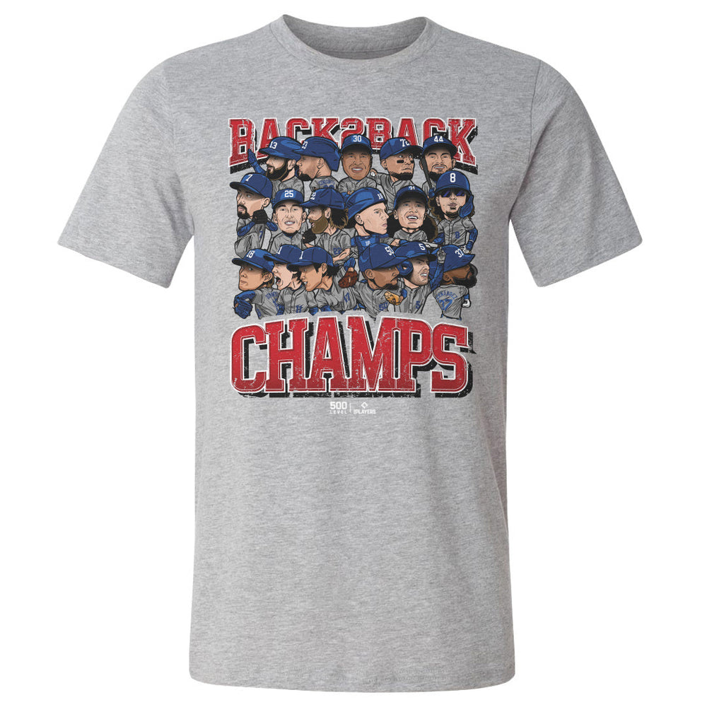 Los Angeles D Baseball Back 2 Back Champs 2025 WHT (ONLINE ORDER ONLY)