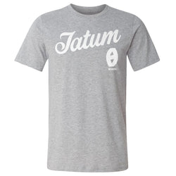 Jayson Tatum Boston Script WHT (ONLINE ORDER ONLY)