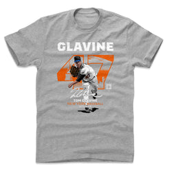 Tom Glavine Throwback Number WHT (ONLINE ORDER ONLY)