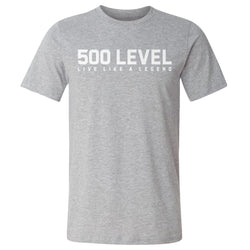 500 LEVEL Wordmark WHT