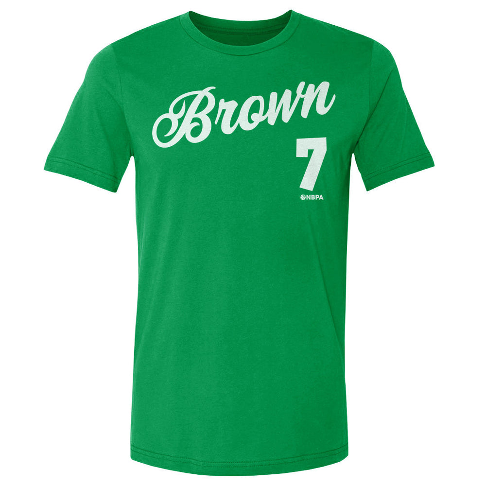 Jaylen Brown Boston Script WHT (ONLINE ORDER ONLY)