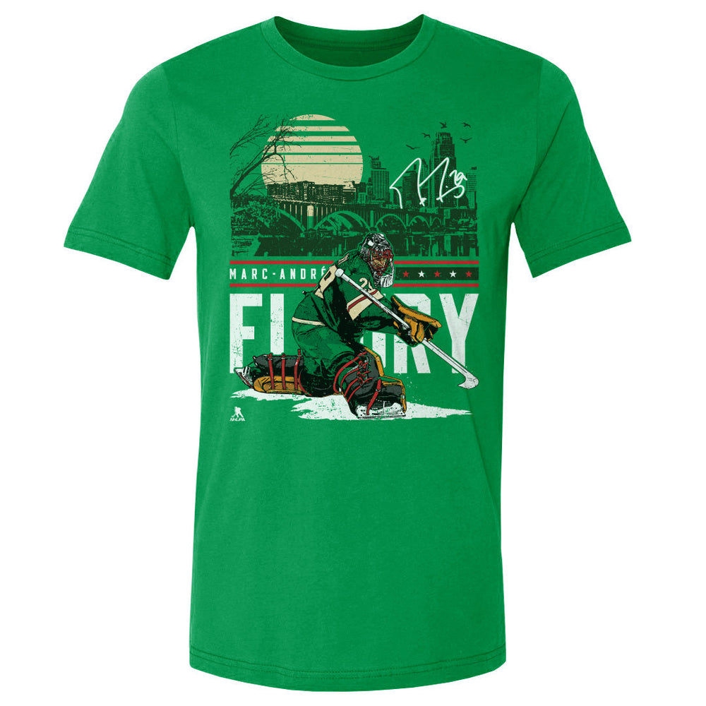 Marc-Andre Fleury Minnesota City Skyline WHT (ONLINE ORDER ONLY)