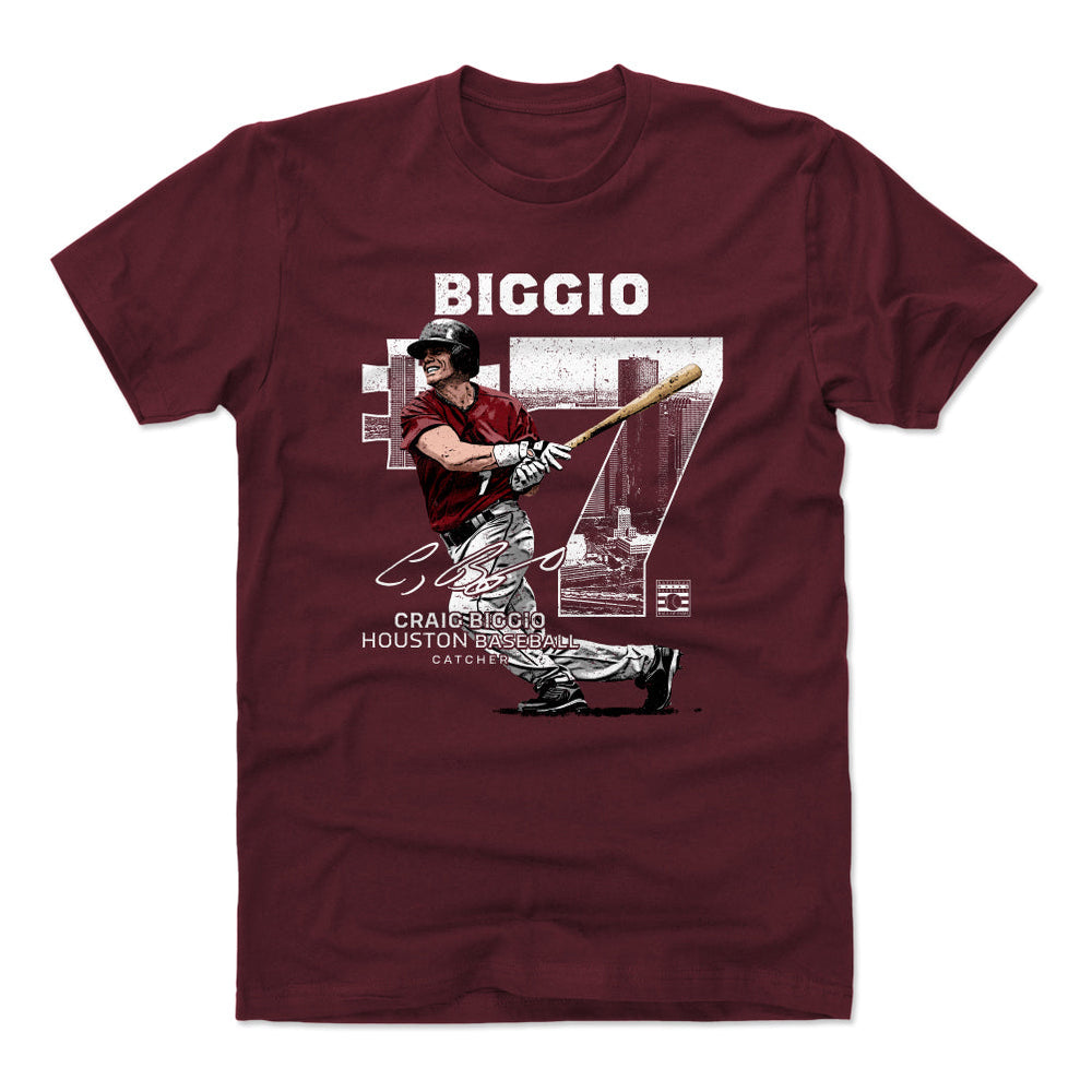 Craig Biggio Throwback Number WHT (ONLINE ORDER ONLY)