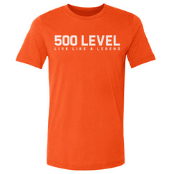 500 LEVEL Wordmark WHT