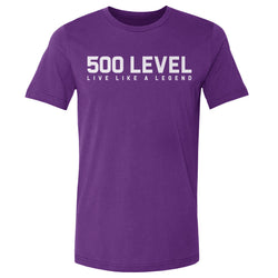 500 LEVEL Wordmark WHT