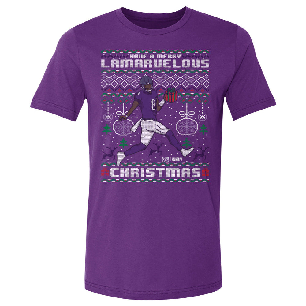Lamar Jackson Baltimore Ugly Sweater WHT (ONLINE ORDER ONLY)