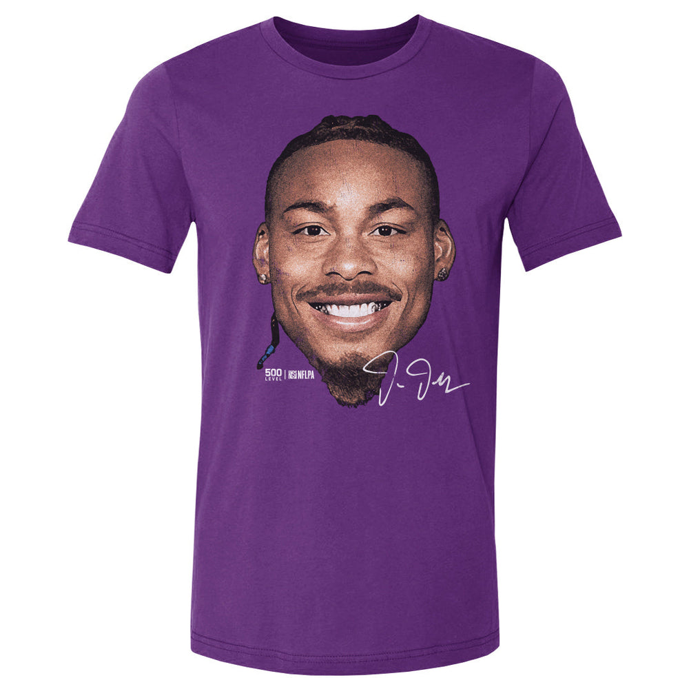 Justin Jefferson Minnesota Vintage Head WHT (ONLINE ORDER ONLY)