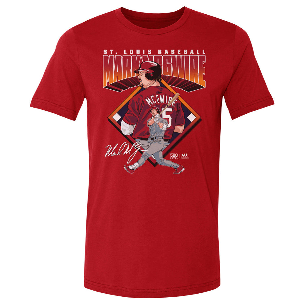 Mark McGwire St. Louis Baseball Diamond WHT (ONLINE ORDER ONLY)