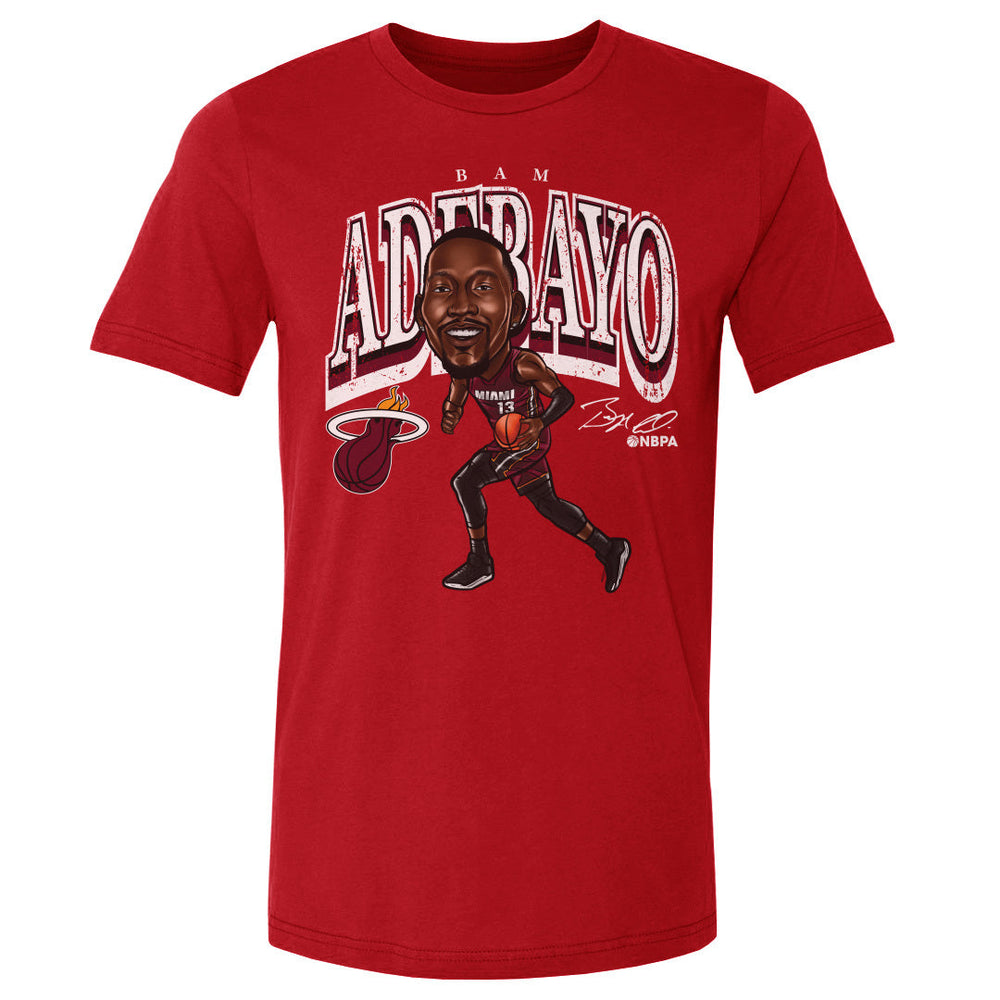Bam Adebayo Miami Heat Cartoon WHT (ONLINE ORDER ONLY)