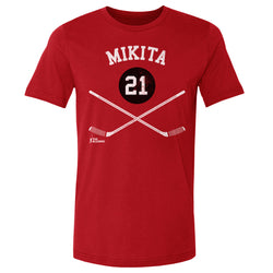 Stan Mikita Chicago 21 Sticks WHT