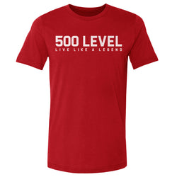 500 LEVEL Wordmark WHT