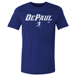 DePaul Blue Demons Track & Field Minimalist WHT